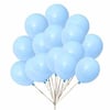 Makaron Mavi Renk Balon 6 Adet