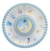 TABAK KARTON AYDEDELİ MAVİ 19cm PK:8 KL:180
