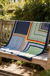 Mossomia Patchwork Mozaik Geometrik Çok Renkli Desenli Fular 70x70 cm