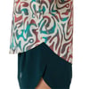 Asics Road All Over Print Ss Top kadın Tişört