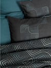 Cotton Box Dark Çift Kişilik Nevresim Takımı Noche Petrol 8680108071359