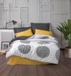 Cotton Box Modern Çift Kişilik Nevresim Takımı Dappled Sarı