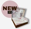 Cotton Box Puff Nakışlı Ranforce Çift Kişilik Anneler Günü Nevresim Takımı Bellini Pembe