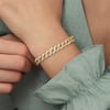 Gümüş Gold Taşlı Gurmet Bayan Bileklik