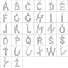 Gümüş Rodyum D Harfi Kadın Kolye
