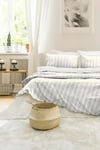Şaheser Home Collection İpliği Boyalı Çift Kişilik Nevresim Takımı Notta Antrasit
