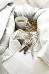 Şaheser Home Collection İpliği Boyalı Çift Kişilik Nevresim Takımı Nenas Antrasit