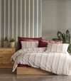 Şaheser Home Collection İplik Boyalı Nevresim Takımı Avva Bordo