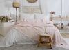 Şaheser Home Collection Müslin Yatak Örtüsü Çift Kişilik Pamela Pudra