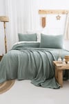 Şaheser Home Collection Yatak Örtüsü Çift Kişilik Janna Yeşil