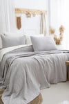 Şaheser Home Collection Yatak Örtüsü Çift Kişilik Janna A.Gri
