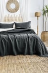 Şaheser Home Collection Yatak Örtüsü Çift Kişilik Silvia Antrasit