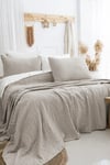Şaheser Home Collection Yatak Örtüsü Çift Kişilik Janna Bej