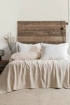Şaheser Home Collection Yatak Örtüsü Seti Çift Kişilik Derek Bej