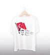 19 Mayıs Atatürkü Anma Gençlik Ve Spor Bayramı Baskılı Oversize T-shirt - Beyaz