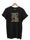 24 Kasım Öğretmenler Günü Hediye Temalı Oversize Bisiklet Yaka T-shirt - Siyah