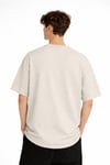 Bear2 - Oversize Tişört BEJ