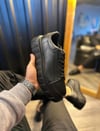 JY144 Volt Bağcıklı Cilt Erkek Günlük Sneaker Yüksek Taban Ayakkabı CST Siyah