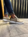 JY914 Drake Bağcıklı Süet Erkek Günlük Sneaker Ayakkabı SBT Krem