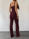 Kadın Zincir Askılı Krop Ithal Krep Bluz Ve Pantolon Ikili Takım