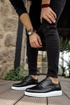 MN003 - DBT Classica Pelle Di Cuoio Erkek Ayakkabı SIYAH
