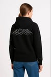 Nihilist Penguen Özel Tasarım Oversize Kapüşonlu Sweatshirt - Siyah