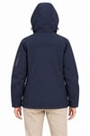 Su Geçirmez Softshell İçi Polar Astarlı Çıkarılabilir Kapüşonlu 4 Cepli Mont Ceket - Lacivert