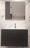 MARTAT DAPHNE ANTRASİT 80x46 CM LAKE TAKIM