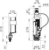 VİTRA REZERVUAR İÇ TAKIM,ÇİFT KADEME,3/6L