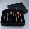 Jumbo 1001 Titanyum Bronz 84 Parça 12 Kişilik Çatal Kaşık Bıçak Seti