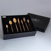Jumbo 5900 Infinity Titanyum Bronz 84 Parça 12 Kişilik Çatal Kaşık Bıçak Seti