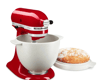 Kitchenaid 4,8 L Pişirici Kapaklı Ekmek Kasesi 5KSM2CB5BGS