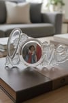 Biblo & ObjelerKristal 20x11 Desenli Resim Çerçevesi | Lüks Fotoğraf ve Dekor Objektiflik