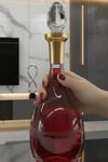 Şişe & Sürahi & KarafPaşabahçe Pantoğraf Kesim Mat Altın Yaldızlı Karaf – Premium Şık Sunum & Çeyizlik