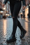 LUFIANSneakerLufian MONICA Kadın Sneaker Ayakkabı 122230048Siyah