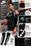 NIKEBasketbol KolluğuNike PRO ELITE SLEEVE 2.0 Unisex Basketbol Kolluğu N.000.3146.027Siyah