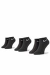 NIKEÇorapNike Everyday Cushioned Training Ankle Socks (3 Pairs) Unisex Çorap SX7667-010-Siyah