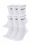 NIKEÇorapNike U NK EVERYDAY CUSH CREW 6PR-BD Unisex Çorap SX7666-100-BEYAZ