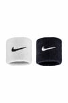 NIKEEl BilekliğiNIKE SWOOSH CLASSIC WRISTBANDS 2PK BLACK/WHITE/BLACK OSFM Unisex El Bilekliği N.101.2405.036.OSÇok Renkli