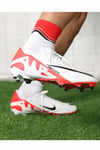 NIKEKramponNike Zoom Vapor 15 Yarı pro Erkek Krampon Ayakkabı DJ5631-600-BEYAZ