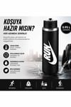 NIKESulukNike SS RECHARGE STRAW BOTTLE 32 OZ GRAPHIC RFSH Unisex Suluk N.101.3814.044.32Siyah