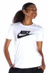NIKETişörtNike Club Kadın Günlük Stil T-Shirt Kadın Tişört DX7906-100BEYAZ