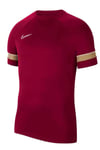 NIKETişörtNike Df Acd21 Top Ss Erkek Tişört CW6101-677-BORDO