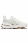 PUMASneakerPuma Softride Divine Wn s-Vapor Gray-PUMA Gold-Gum Kadın Sneaker Ayakkabı 310163-03 BEYAZ