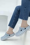 REKOR SPORTerlikKadın Deniz / Havuz Sabo Doktor Hemşire Hastane Comfort Günlük Terlik Sandalet Unisex Terlik Ayakkabı R-S 214-BUZGri