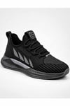 VYNORSneakerVynor Bağcıklı Günlük Spor Unisex Sneaker VY-8011Siyah/Gri