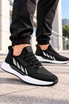 VYNORSneakerVynor Bağcıklı Günlük Spor Unisex Sneaker VY-8011Siyah-Byz