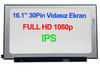 16.1 inç 1920 x 1080 30pin edp NV161FHM-N41 Tv161fhm-nh0 N161hca-ea2 N161hca-ea3 N161hca-ea4 Nv161fhm-n41 Nv161fhm-n61 Nv161fhm-n62 N161hca-eac