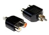 2 Dişi RCA 1 Erkek RCA 3.5 mm Jack
