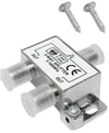 2 li Uydu Splitter Kablo TV Rg6 Anten Çoklayıcı Dağıtıcı